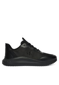 Calvin Klein Sneakersy Eva Runner Lace Up Mat Mix YM0YM01442 Czarny. Kolor: czarny. Materiał: materiał #1