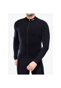 Bluza kolarska męska POC Ambient Thermal Jersey. Kolor: czarny. Materiał: jersey. Sport: kolarstwo