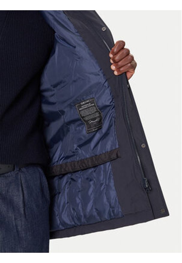 Geox Kurtka zimowa Andalo M5620F T3136 F1624 Granatowy Regular Fit. Kolor: niebieski. Materiał: syntetyk. Sezon: zima
