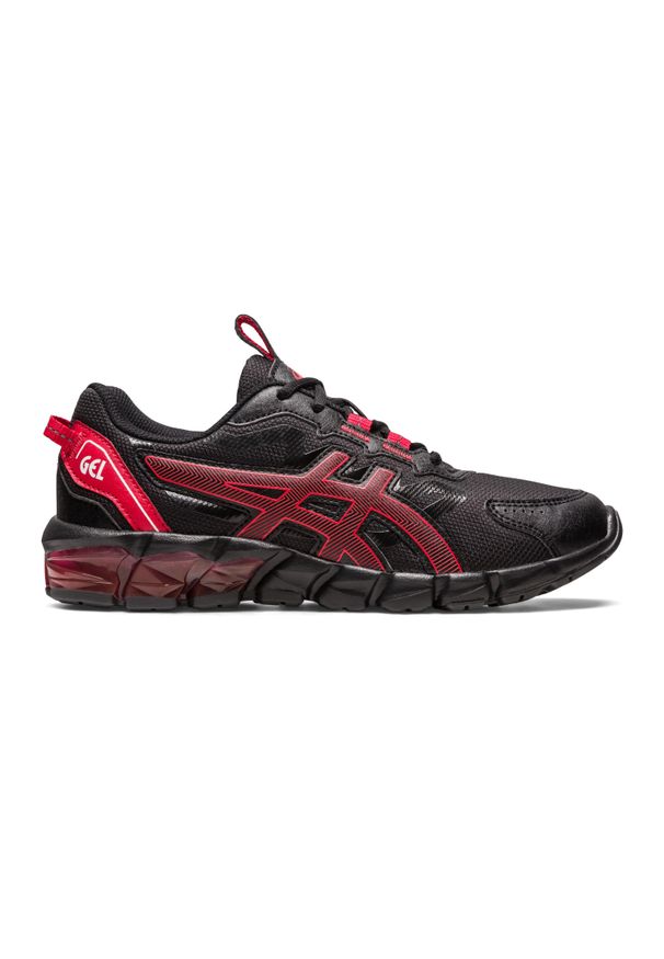 Sneakersy dla dzieci Asics Gel-Quantum 90 GS. Okazja: na co dzień. Kolor: wielokolorowy, czarny, czerwony. Szerokość cholewki: normalna