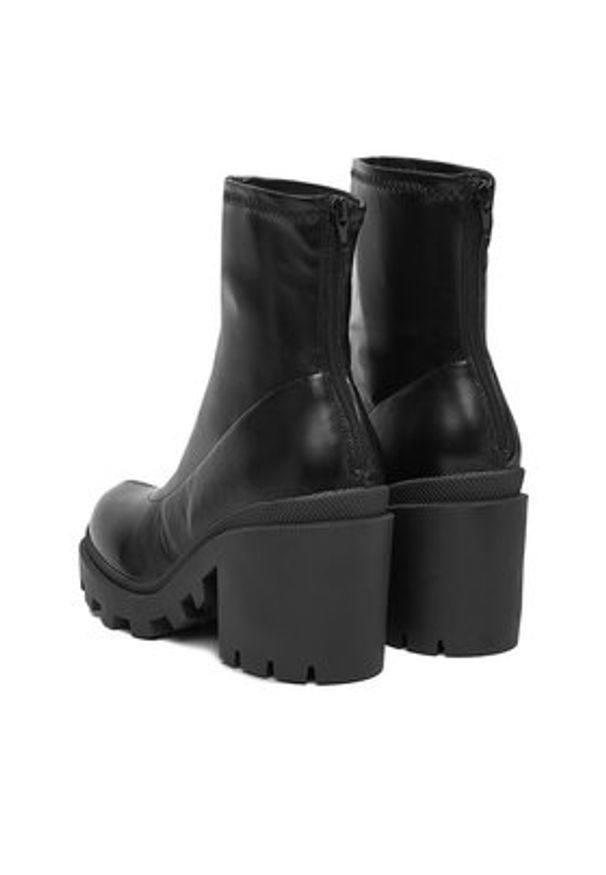 DeeZee Botki ZB362-2 Czarny. Kolor: czarny. Materiał: materiał, syntetyk
