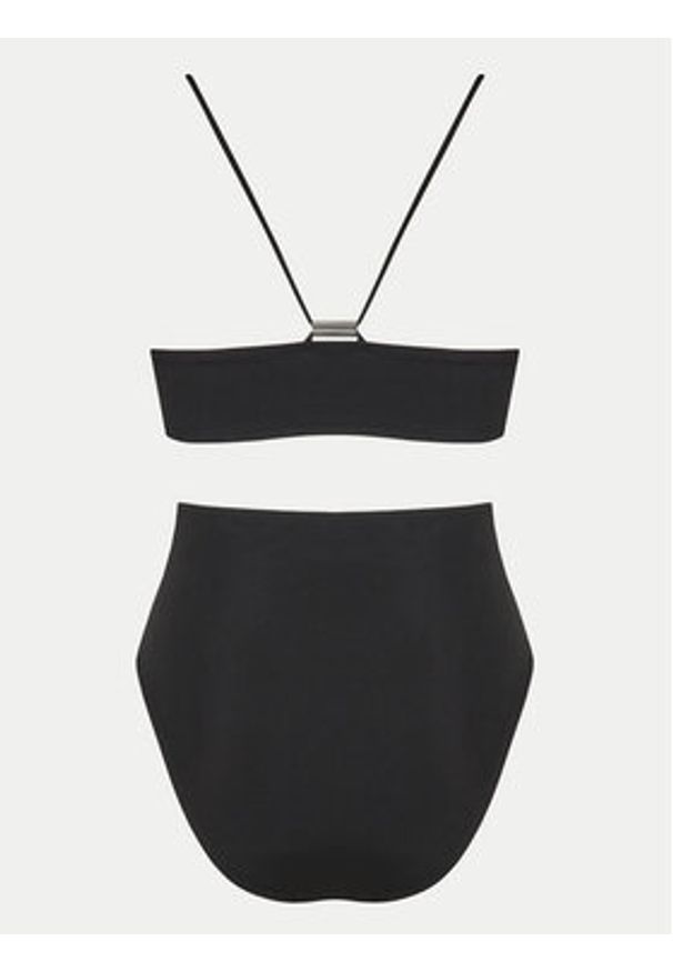 Calvin Klein Swimwear Strój kąpielowy KW0KW02741 Czarny. Kolor: czarny. Materiał: syntetyk