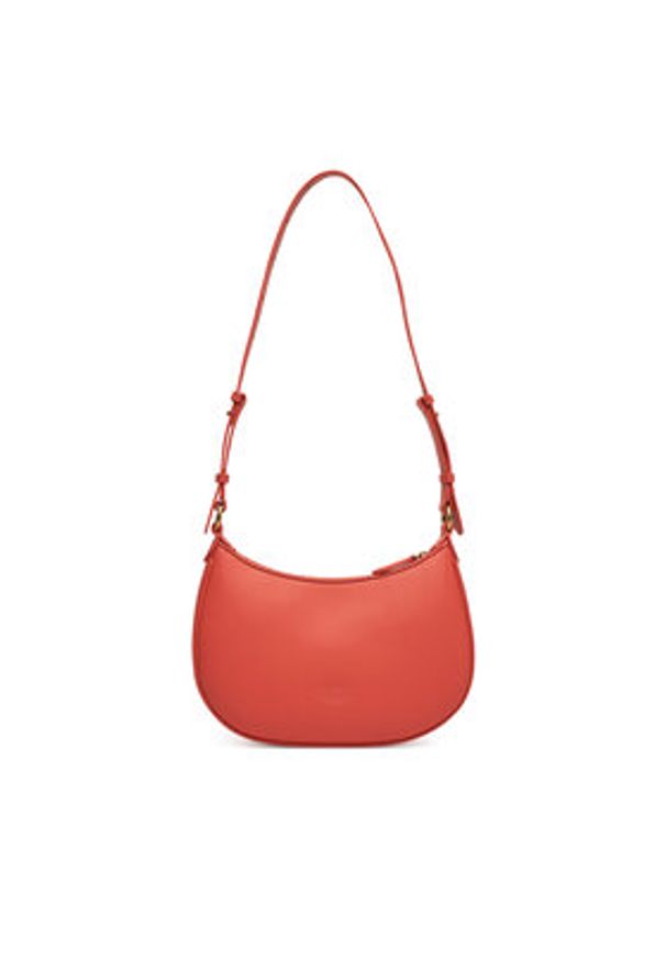Pinko - PINKO Torebka Half Moon Mini Fl 102790 A0F1 Koralowy. Kolor: pomarańczowy. Materiał: skórzane
