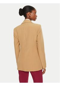 Maryley Marynarka 24IB139/43ER Brązowy Regular Fit. Kolor: brązowy. Materiał: syntetyk #2