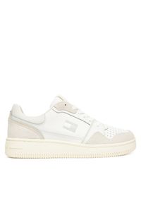 Tommy Jeans Sneakersy Tjw Retro Basket Sneaker EN0EN02818 Écru. Materiał: skóra