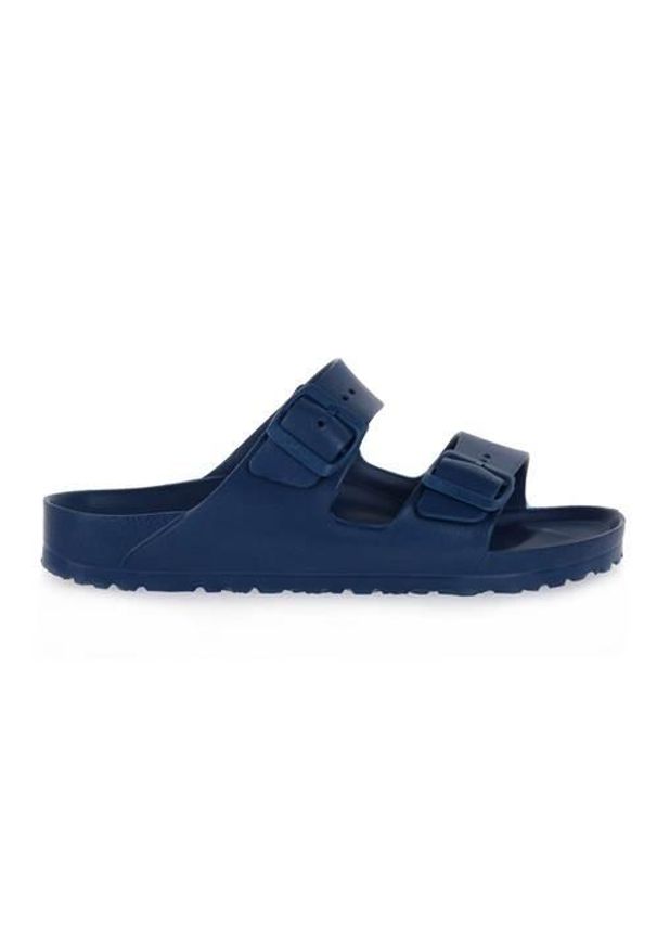 Klapki damskie Birkenstock Arizona Eva. Kolor: niebieski. Materiał: syntetyk, materiał