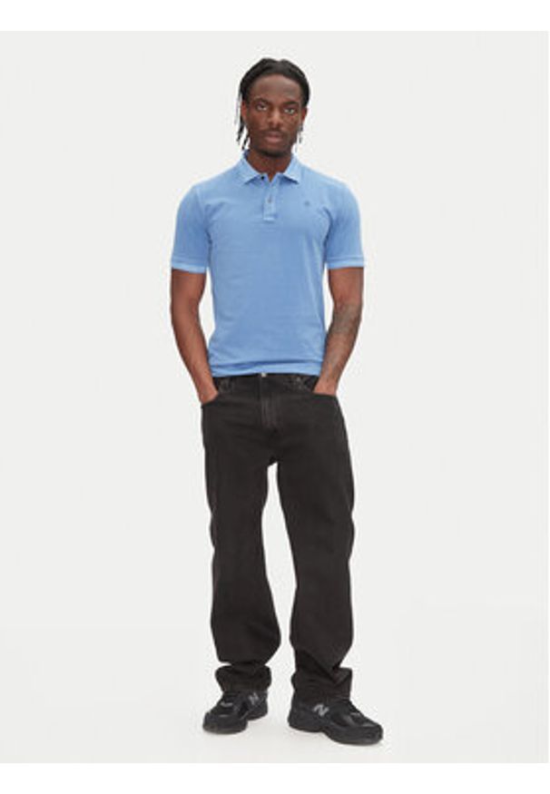 G-Star RAW - G-Star Raw Polo Dunda D11595-D756 Zielony Slim Fit. Typ kołnierza: polo. Kolor: zielony. Materiał: bawełna