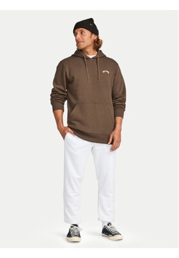 Billabong Bluza EBYFT00147 Brązowy Regular Fit. Kolor: brązowy. Materiał: bawełna