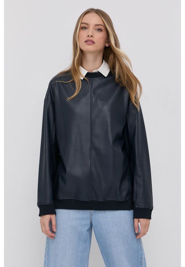 Beatrice B - Bluza. Okazja: na co dzień. Kolor: niebieski. Długość rękawa: długi rękaw. Długość: długie. Wzór: aplikacja. Styl: casual