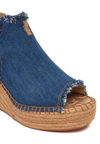 Replay - REPLAY Sandały Jess Tyne Denim Wedge Sandal GWP4G.000.C0036T Niebieski. Kolor: niebieski. Materiał: materiał #6