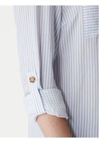 Vero Moda Koszula Bumpy 10275283 Niebieski Regular Fit. Kolor: niebieski. Materiał: wiskoza #3