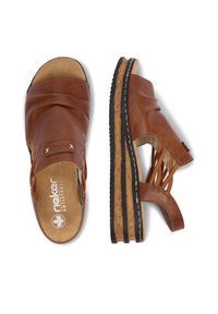 Rieker Sandały CEO-62962-22 Brązowy. Kolor: brązowy. Materiał: skóra #5