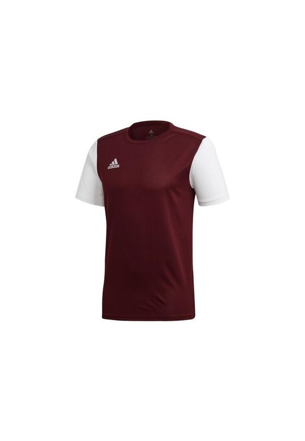 Adidas - Koszulka piłkarska adidas Estro 19 JSY. Kolor: biały, brązowy, wielokolorowy. Materiał: jersey. Sport: piłka nożna