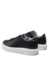 Armani Exchange Sneakersy XUX123 XV534 00002 Czarny. Kolor: czarny. Materiał: skóra #9