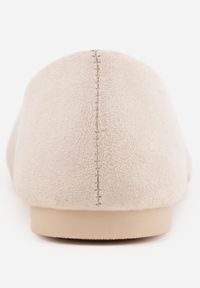 Renee - Beżowe Wsuwane Balerinki na Płaskiej Podeszwie Telliamarie. Okazja: na spotkanie biznesowe, na co dzień. Zapięcie: bez zapięcia. Kolor: beżowy. Obcas: na płaskiej podeszwie. Styl: biznesowy, casual #8