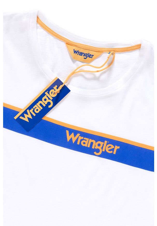 Wrangler - WRANGLER T SHIRT DAMSKI B&Y TRUCKER TEE WHITE W724LG412 112130927