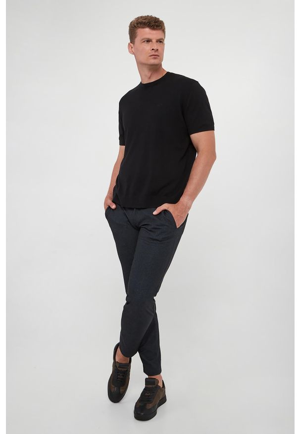Armani Exchange - T-shirt męski dzianinowy ARMANI EXCHANGE. Materiał: dzianina