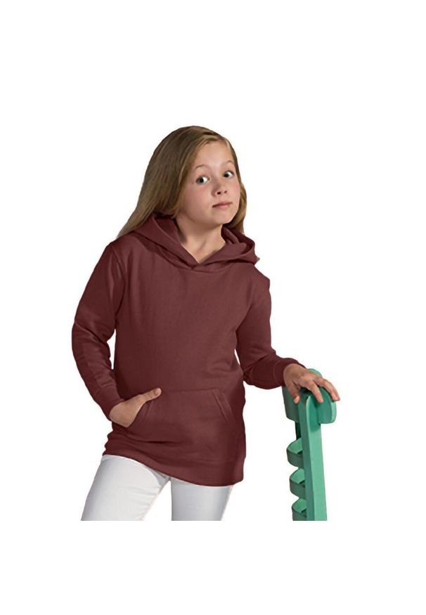 SG - Dziecięca Bluza Sportowa Unisex Kaptur Pulower. Kolor: czerwony, wielokolorowy, brązowy