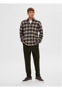 Selected Homme Koszula 16090884 Beżowy Loose Fit. Kolor: beżowy. Materiał: bawełna #5