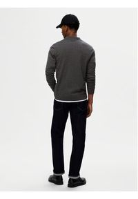 Selected Homme Sweter 16094271 Szary Regular Fit. Kolor: szary. Materiał: bawełna #6