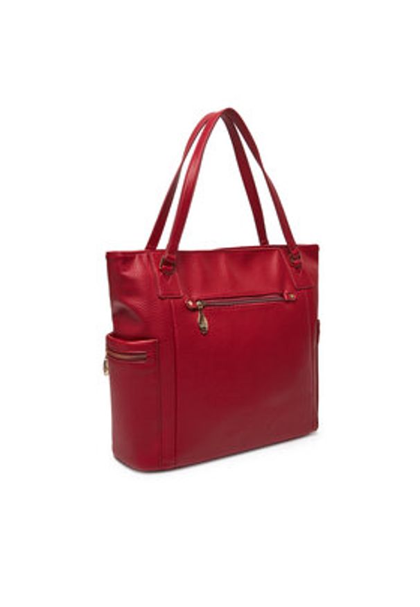 Beverly Hills Polo Club Torebka CEO-BHPC-C-005-08 Bordowy. Kolor: czerwony