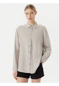 Vero Moda Koszula Linn 10305085 Szary Relaxed Fit. Kolor: szary. Materiał: len #1