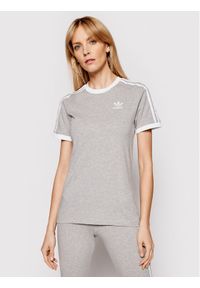 Adidas - adidas T-Shirt adicolor Classics 3-Stripes GN2909 Szary Regular Fit. Kolor: szary. Materiał: bawełna