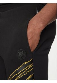 Plein Sport Spodnie dresowe SAEC MJT2490 STE001N Czarny Loose Fit. Kolor: czarny. Materiał: bawełna