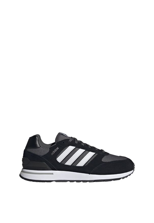 Adidas - Run 80s Shoes. Kolor: biały, wielokolorowy, czarny, szary. Materiał: guma. Sport: bieganie