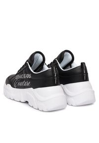 Versace Jeans Couture Sneakersy 80VA3SC1 ZPB69 899 Czarny. Kolor: czarny. Materiał: skóra #3