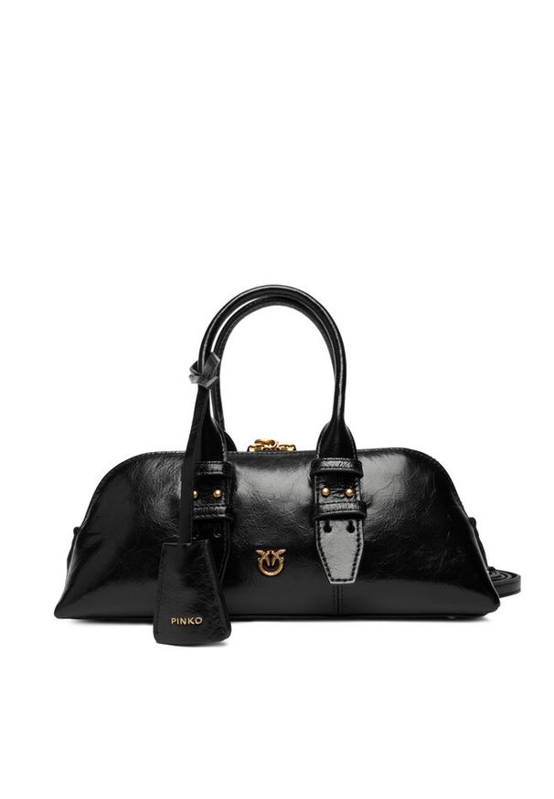 Pinko - Torebka PINKO. Kolor: czarny
