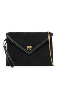 Pinko - PINKO Torebka Flat Purse Handle AI 25-26 PCPL 104820 A2JH Czarny. Kolor: czarny. Materiał: skórzane, zamszowe #4