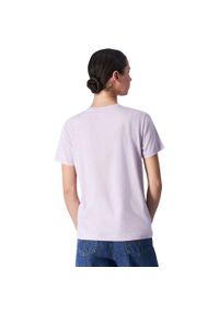 Champion - T-shirt Damski Z Bawełny Z Krótkim Rękawem. Kolor: fioletowy. Materiał: bawełna. Długość rękawa: krótki rękaw. Długość: krótkie
