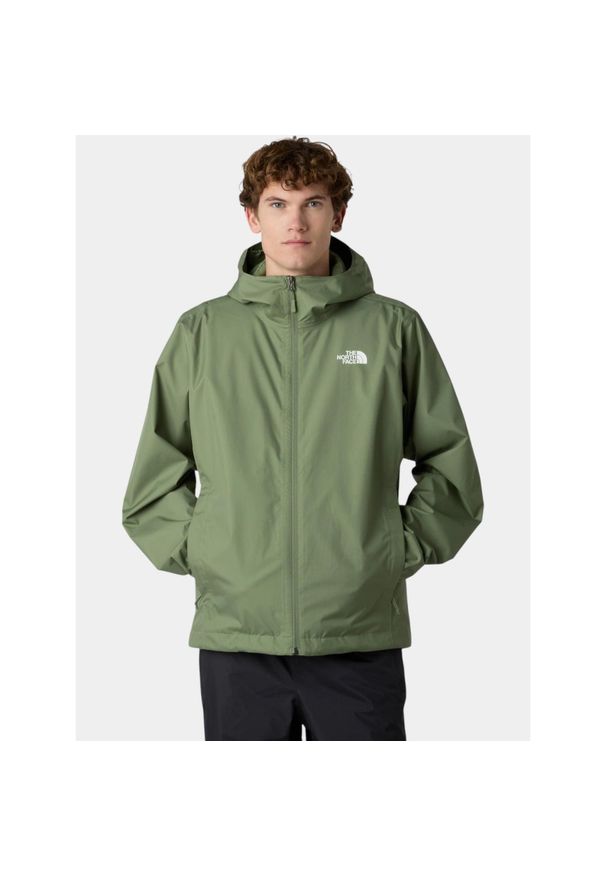 Płaszcz Przeciwdeszczowy Męski The North Face M Quest. Kolor: zielony. Sport: turystyka piesza