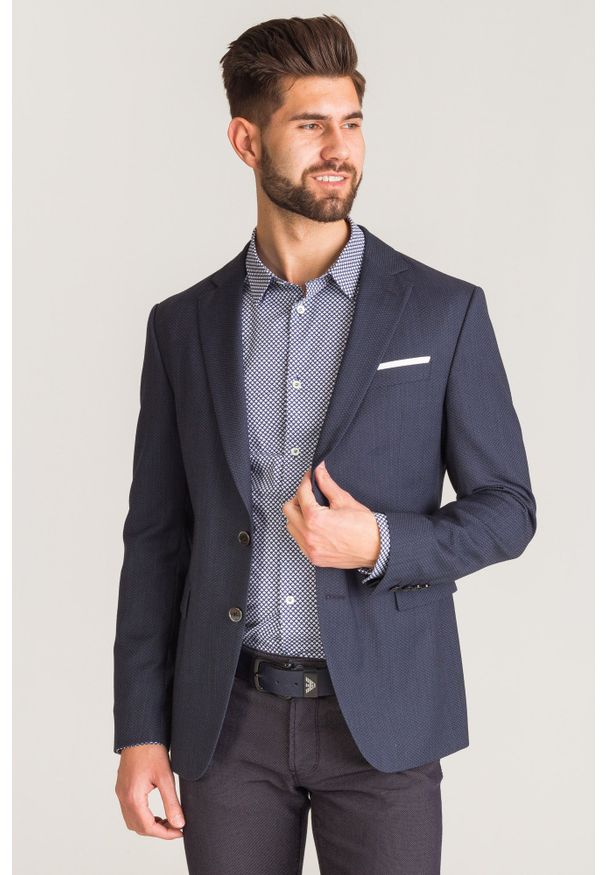 Joop! Collection - Marynarka Joop Hogen. Wzór: gładki. Styl: elegancki, klasyczny, sportowy