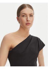 Rinascimento Sukienka koktajlowa CFC0127793003 Czarny Slim Fit. Kolor: czarny. Materiał: syntetyk. Styl: wizytowy #4