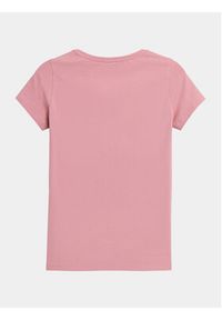 4f - 4F T-Shirt 4FAW23TTSHF0907 Różowy Slim Fit. Kolor: różowy. Materiał: bawełna #6