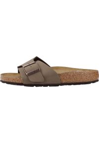 Klapki damskie Birkenstock Catalina. Kolor: wielokolorowy, czarny. Materiał: materiał, syntetyk