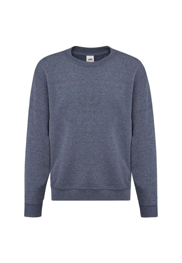 FRUIT OF THE LOOM - Sportowa Bluza Dziecięca Zwykła. Kolor: niebieski. Wzór: nadruk