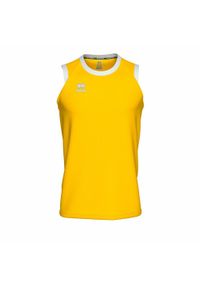 ERREA - Dziecięcy tank top Errea Dayton. Kolor: żółty, biały, wielokolorowy. Materiał: skóra. Wzór: kolorowy. Sport: koszykówka #1
