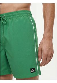 Quiksilver Szorty kąpielowe Stretch Piped Volley 16 EQYJV04211 Zielony Regular Fit. Kolor: zielony. Materiał: syntetyk #2