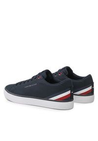 TOMMY HILFIGER - Tommy Hilfiger Tenisówki Hi Vulc Core Low Stripes FM0FM04735 Granatowy. Kolor: niebieski. Materiał: materiał #4