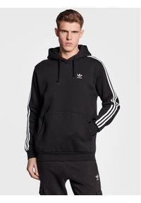 Adidas - adidas Bluza Adicolor Classics 3-Stripes Hoodie IA6346 Czarny Regular Fit. Kolor: czarny. Materiał: bawełna #1