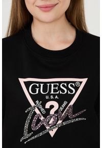 Guess - GUESS Czarna damska bluza Icon, Rozmiar S. Kolor: czarny #3