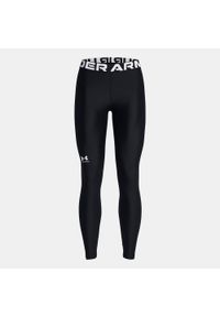 Under Armour - Legginsy treningowe damskie UNDER ARMOUR szybkoschnące termoaktywne. Kolor: czarny