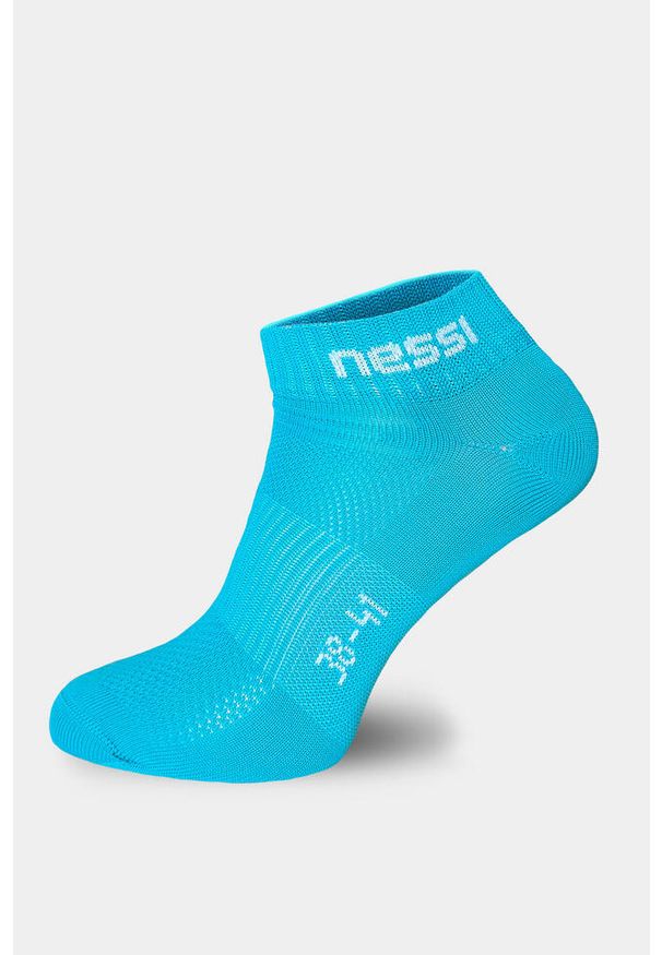 NESSI SPORTSWEAR - Skarpety stopki bezszwowe Unisex Nessi Sportswear Road S Oddychające. Kolor: niebieski. Sport: bieganie