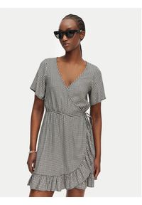 Roxy Sukienka codzienna Zenith Wrap ERJWD03876 Czarny Regular Fit. Okazja: na co dzień. Kolor: czarny. Materiał: wiskoza. Typ sukienki: proste. Styl: casual #3