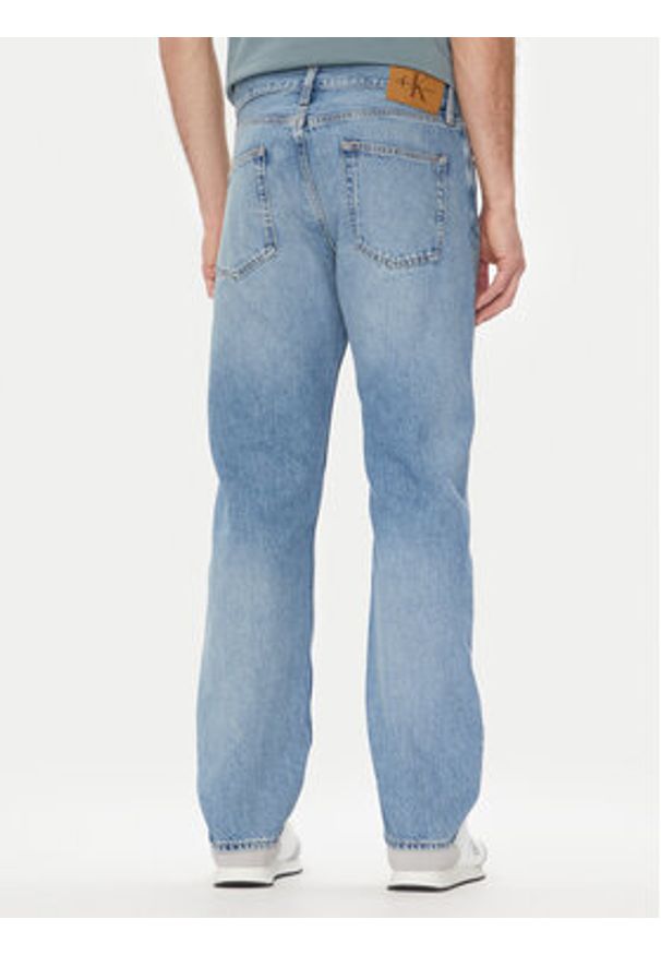 Calvin Klein Jeans Jeansy J30J327507 Niebieski Straight Fit. Kolor: niebieski