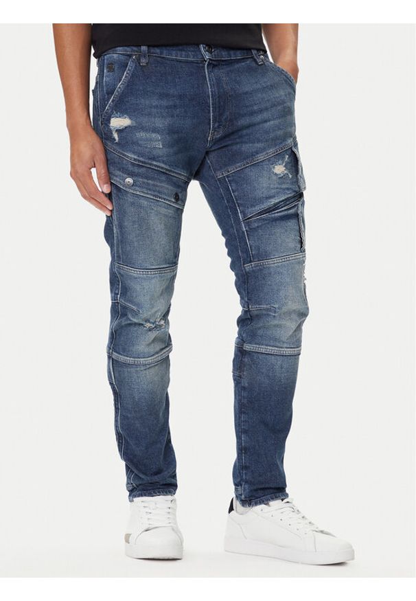 G-Star RAW - G-Star Raw Jeansy Airblaze 3D D16129-E106 Niebieski Skinny Fit. Kolor: niebieski