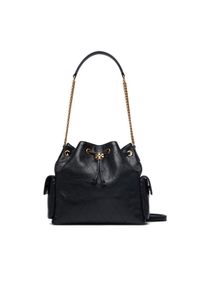 Tory Burch Torebka Charlie 185831 Czarny. Kolor: czarny. Materiał: skórzane #1